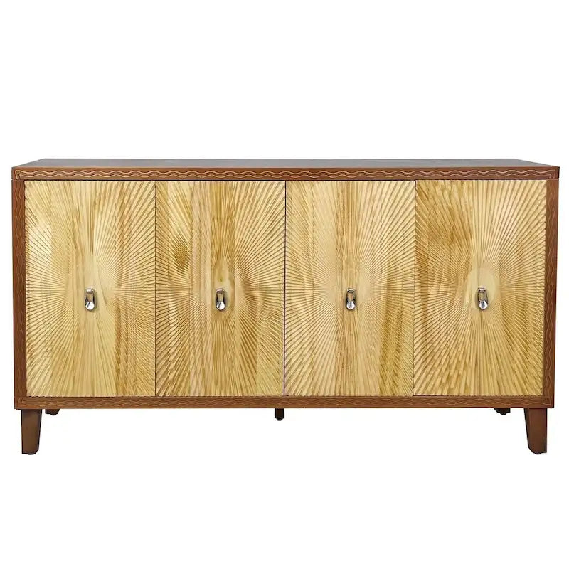 Credenza/Buffet 60 Vintage a 4 ante con motivo intagliato