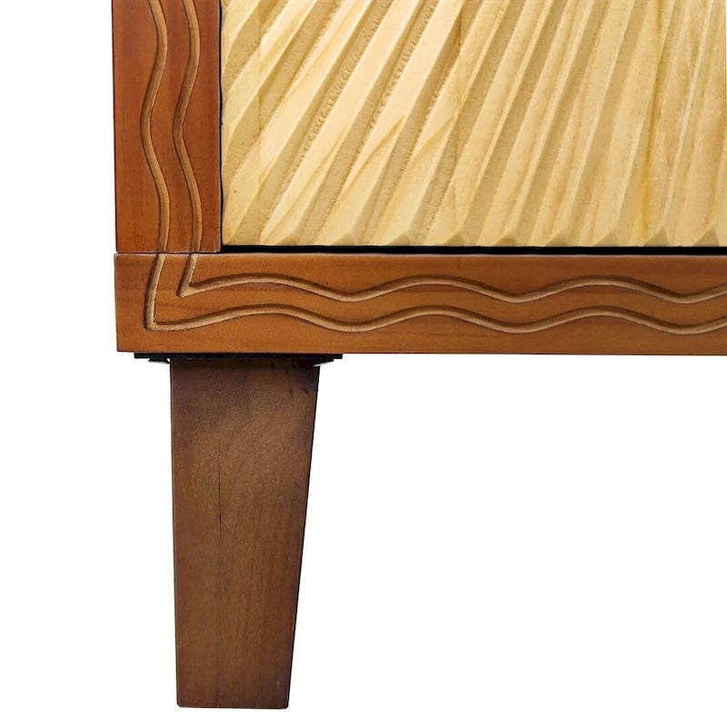 Credenza/Buffet 60 Vintage a 4 ante con motivo intagliato