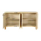 Credenza/Buffet 60 Vintage a 4 ante con motivo intagliato