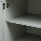 Armadio portaoggetti con ante e tre cassetti, 81 cm L x 183 cm H